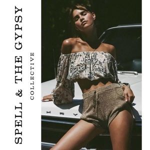 Spell And The Gypsy Oasis Crop Top NWT